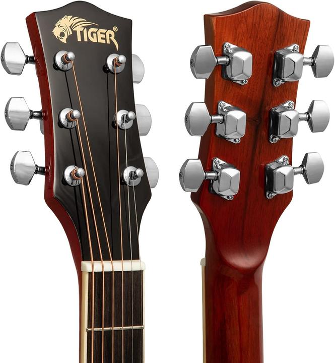 Produktbild Tiger Akustische Gitarrenset für Anfänger mit GigBag und Zubehör (Akustik Gitarren Set)