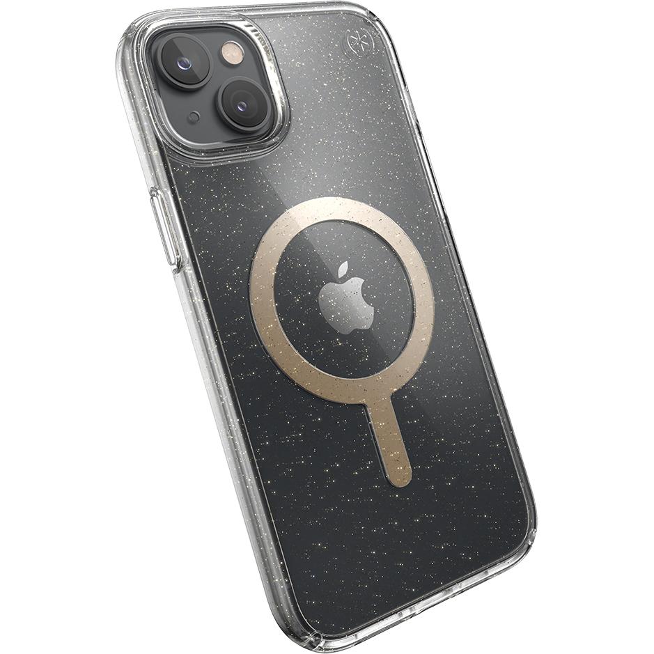 Thumbnail - speck Presidio (Apple iPhone 14 Plus, Apple iPhone 15 Plus), Smartphone Hülle, Transparent, Gold