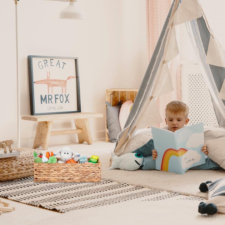 Image du produit Relaxdays Panier de rangement en jacinthe d'eau (42.50 cm, 1x)