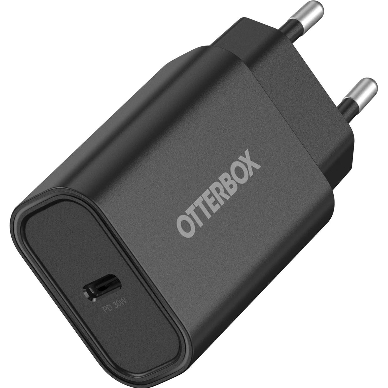 OtterBox 30W EU Schnellladegerät (30 W), USB Ladegerät, Schwarz