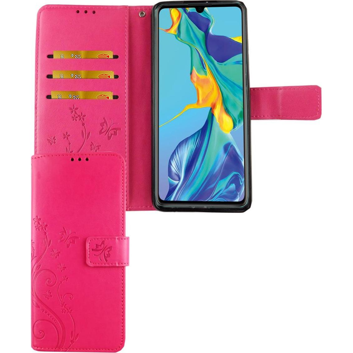 Thumbnail - König Design Hülle Handy Schutz für Huawei P30 Case Cover Tasche Wallet Etui Handyhülle Neu (Huawei P30), Smartphone Hül...