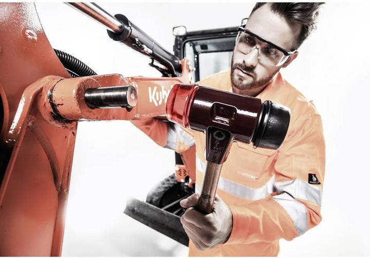 Actual product image Halder SIMPLEX soft-face hammer 50 RUBBER/PLASTICS TE SIMPLE (1130 g)