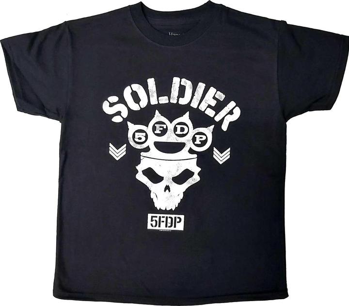 Immagine prodotto Five Finger Death Punch Soldier Maglietta Bambini (140)