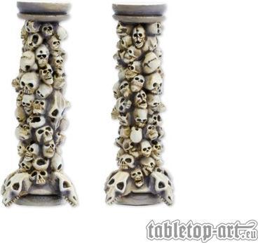 Image du produit Tabletop-Art Accessoires Skull Columns - Set 1 2 pièces (Matières plastiques)