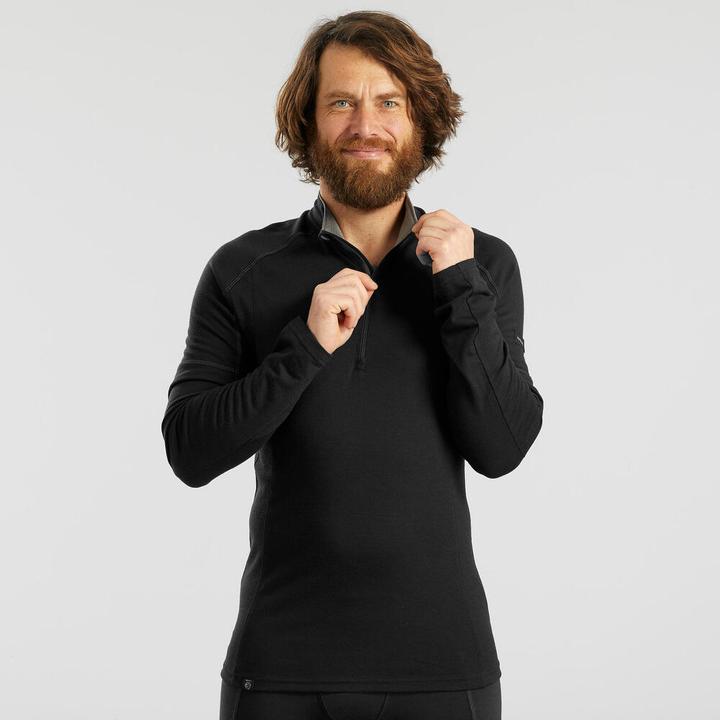 Actual product image Forclaz TREK 500 MERINO ZIP (XL)