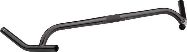 Actual product image Surly Corner Bar Drop handlebar, 25.4mm (incl. shims 31.8mm), 540x0mm, 0°/0°, black (25.40 mm)
