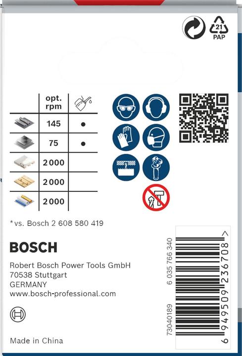 Produktbild Bosch Professional Zubehör PRO Multi Material Lochsäge, 59 mm, mit Gewinde (59 mm)