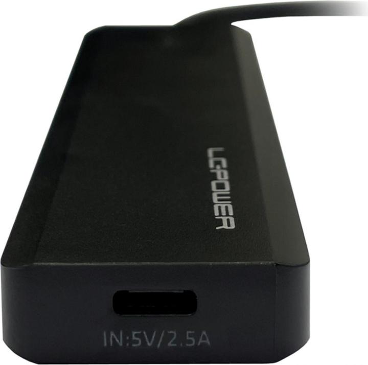 Produktbild LC-Power LC-HUB-U3-4-C 2xUSBA 1XUSB-C Black retail (USB-C, 5 Ports)