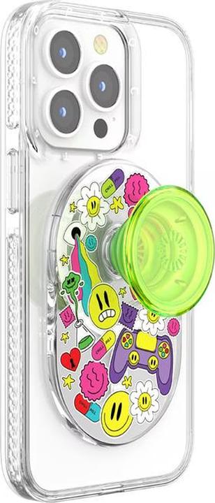 Actual product image PopSockets PopGrip MagSafe Bright Psych