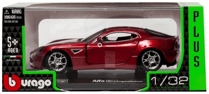 Produktbild Bburago 18/43004 Alfa Romeo 8C 2007 Competizione scale 1:32 metallic (Asst.18/43100,18/43000) red