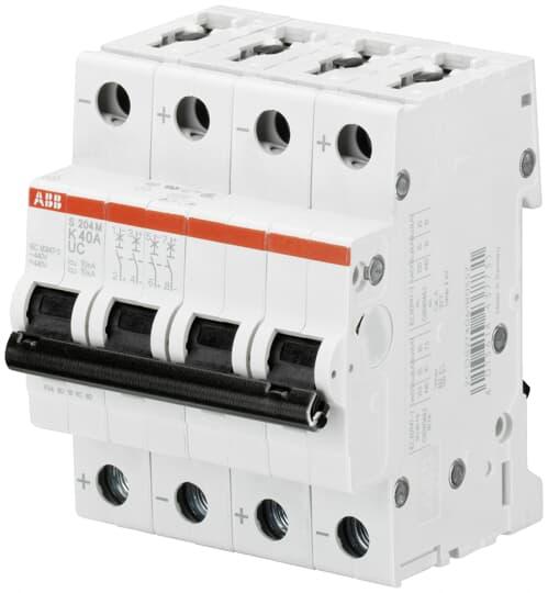 Actual product image ABB LS S204M-Z6UC Circuit breakerÂ Z-Char., 10kA, 6A, 4P