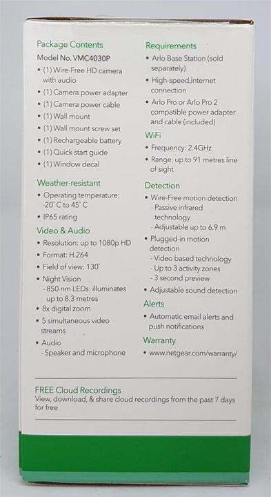 Actual product image Arlo Pro 2 (1920 x 1080 Pixels)