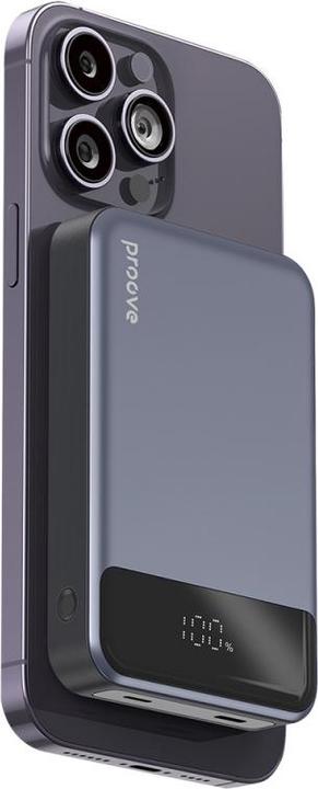 Actual product image Proove Powerbank Hoodman, 10000mAh, 20W, PD + FQI, Grey (10000 mAh, 20 W)