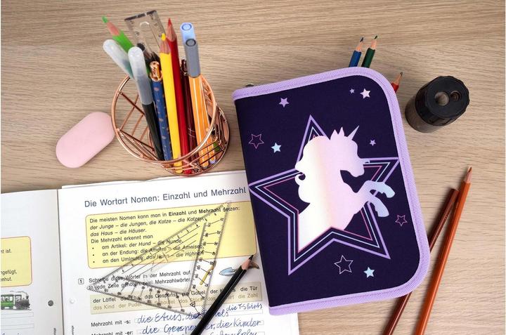 Produktbild Scooli Etui gefüllt Einhorn