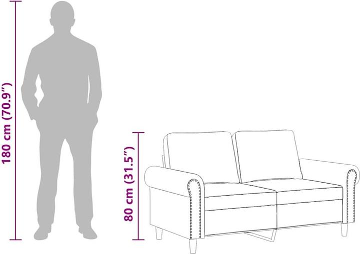 Produktbild vidaXL 2-Sitzer-Sofa (2-Sitzer)
