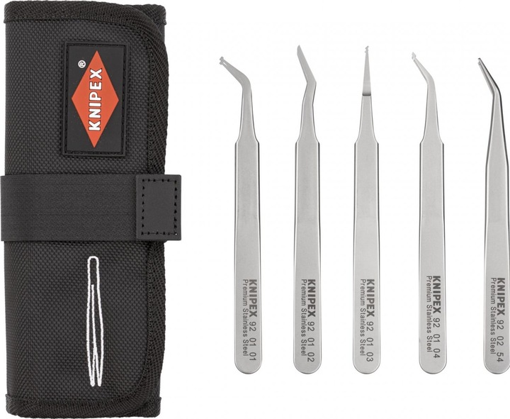 Actual product image Knipex SMD Precision Tweezers Set