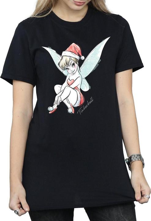 Immagine prodotto Disney Tinkerbell Christmas Fairy Maglietta Ampia Donna (L)