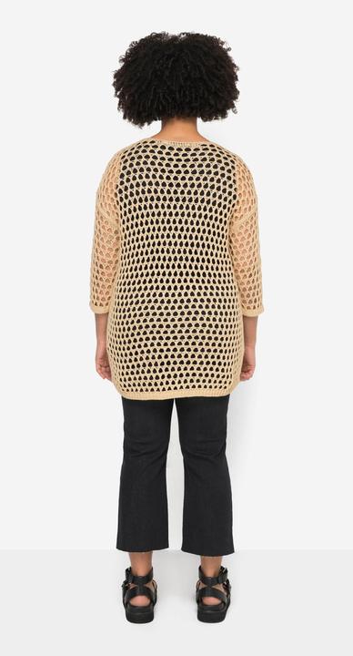 Produktbild Angel of Style Pullover, Relaxed Fit, Grobstrick, Stern, 3/4-Ärmel (48)