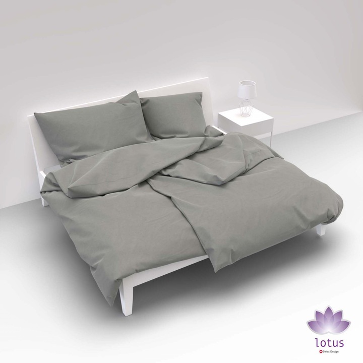 Immagine prodotto Lotus Bettwaren Raso uni (Copripiumino, 160 x 210 cm)