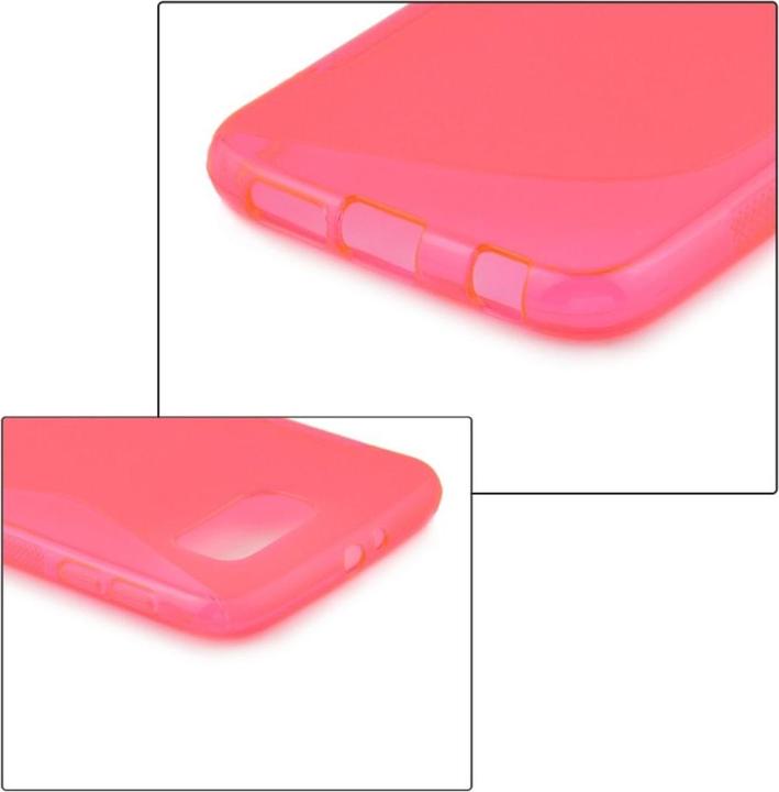 Actual product image König Design Mobile Phone Case TPU Protective Cover for Samsung Galaxy S6 SM G920F Pink (Samsung Galaxy S6)