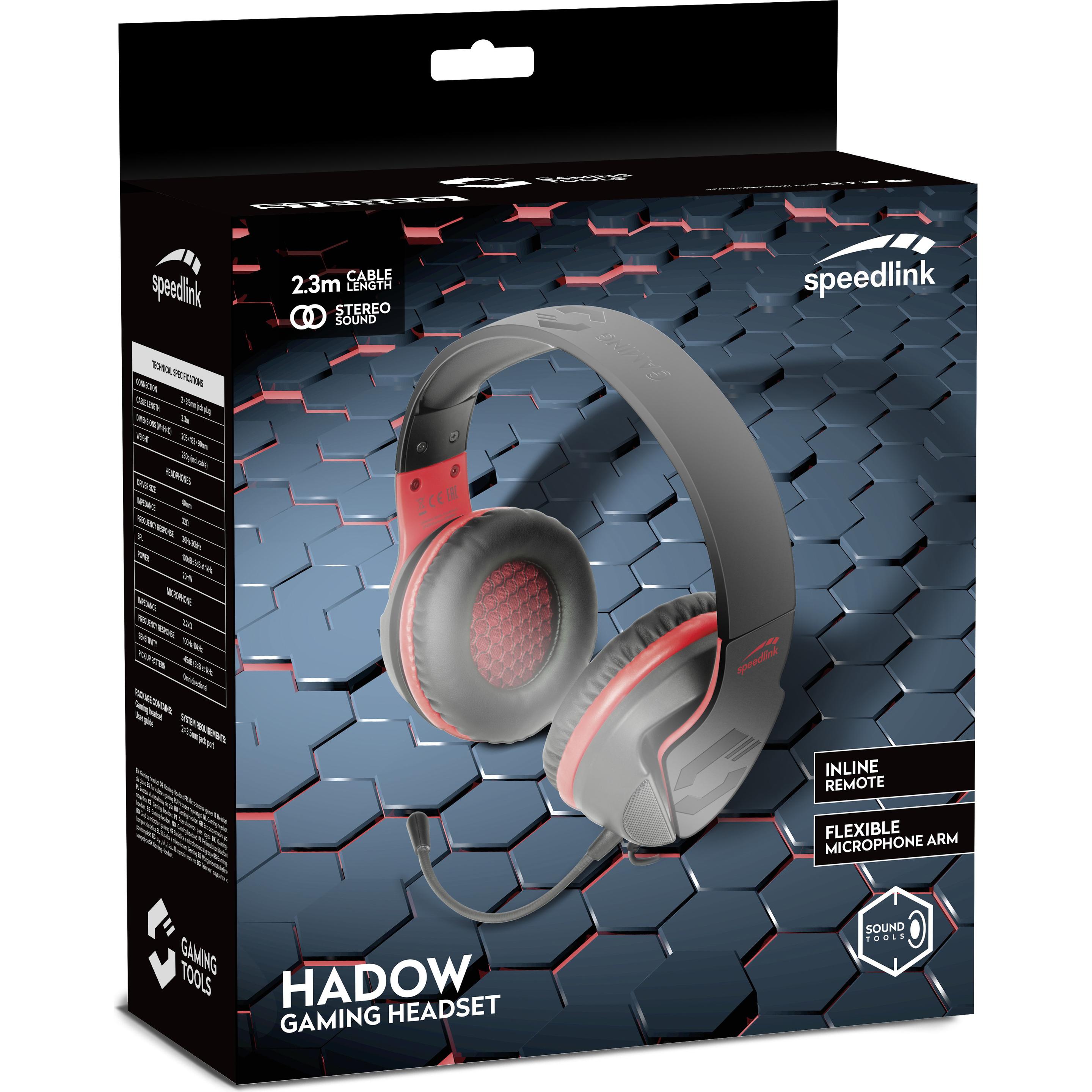 Thumbnail - Speedlink Hadow (Kabelgebunden), Gaming Headset, Schwarz