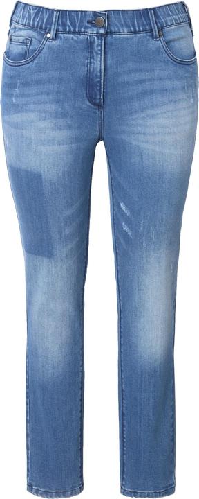 Image du produit Ulla Popken Jean Sarah à effet moucheté, jambe étroite et tissu stretch (48)