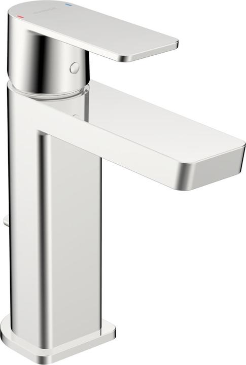 Actual product image Hansa HANSASTELA single lever basin mixer, with pop-up waste, 134 mm projection, fixed spout, 571822