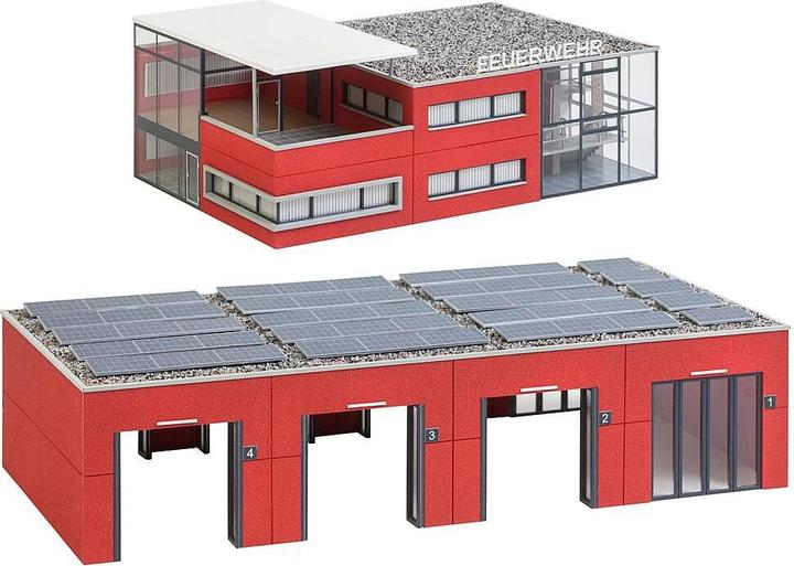 Image du produit Faller 130160 H0 Caserne de pompiers moderne