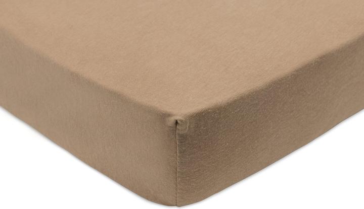 Produktbild Jollein Fix-Leintuch Jersey 2er, 60 x 120 cm, Sea Green/Biscuit (60 x 120 cm)