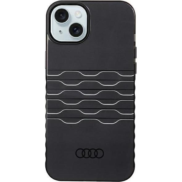 Audi IML MagSafe Case iPhone 15 Plus / 14 Plus 6.7" czarny/black hardcase AU-IMLMIP15M-A6/D3-BK (Apple iPhone 15 Plus), ...
