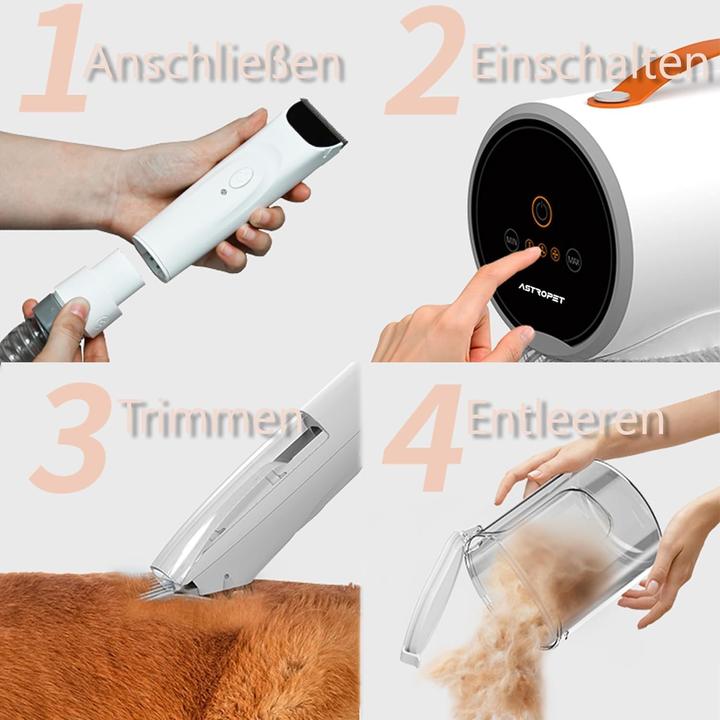 Actual product image AstroPet Hundeschermaschine mit Staubsauger (Cat, Dog)