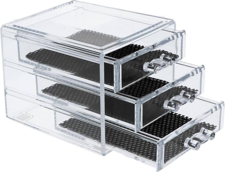 Immagine prodotto 5Five Portagioie trasparente con 3 cassetti