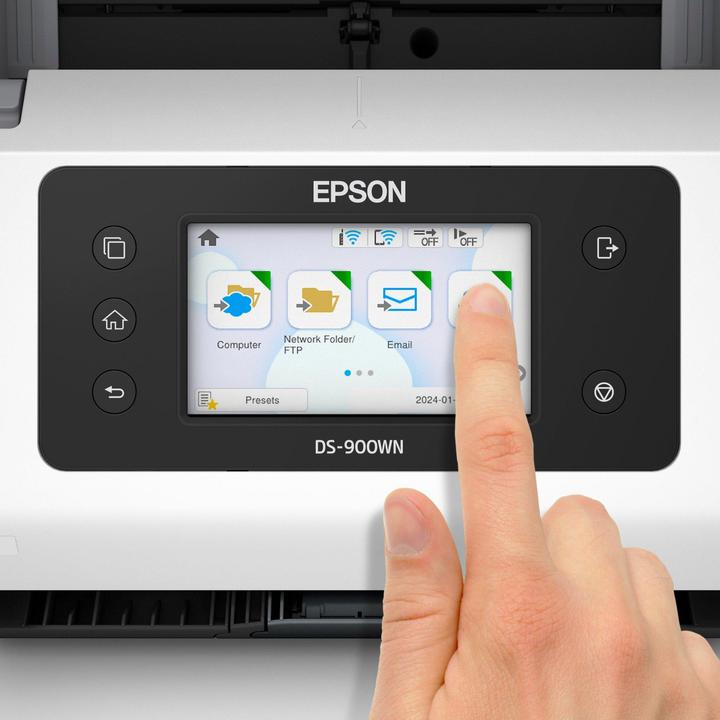 Actual product image Epson Workforce DS-900WN document scanner (USB)