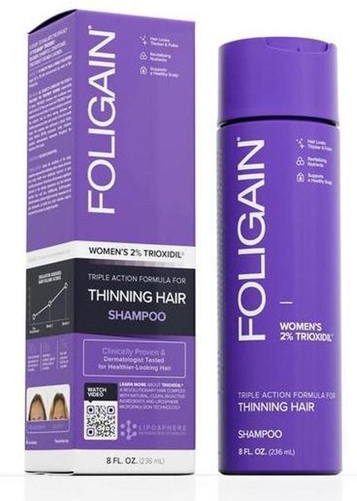 Produktbild Foligain Shampoo against hair loss Triple Action (Women's Shampoo) 236 ml (236 ml, Flüssiges Shampoo)