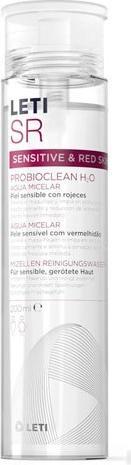 Actual product image Leti SR ProbioClean H2O Micellar Cleansing Water - ultra-gentle, pore-deep cleansing for sensitive skin. (Micelle water, 200 ml)