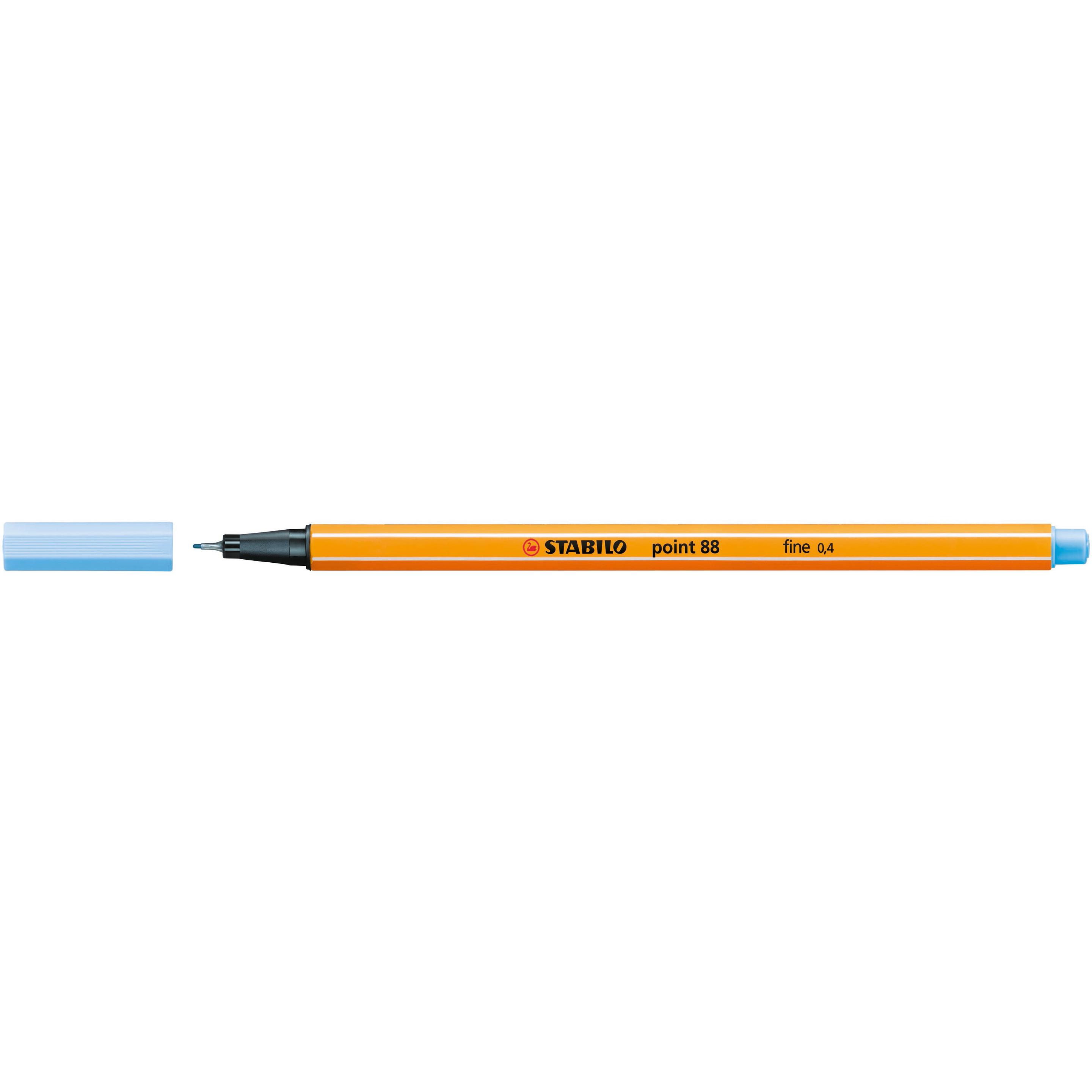 STABILO, Schreibstifte, point 88 Fineliner (Eisblau, 1 x)