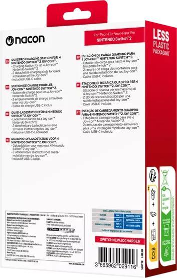 Produktbild Nacon Gaming Quad Charging Station (Switch 2)