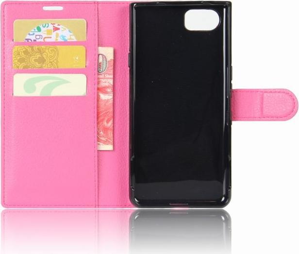 Produktbild MU Classic Litchi Leder Bookcover (Blackberry KEYone)