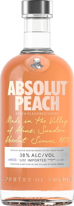 Absolut Peach 38% vol. 0,7l (1 x 70 cl)