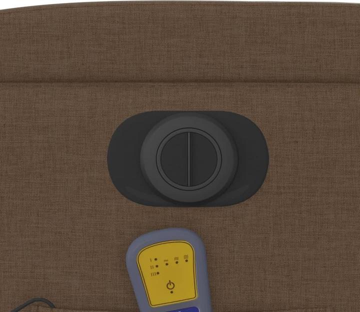 Actual product image vidaXL Massage chair electric fabric