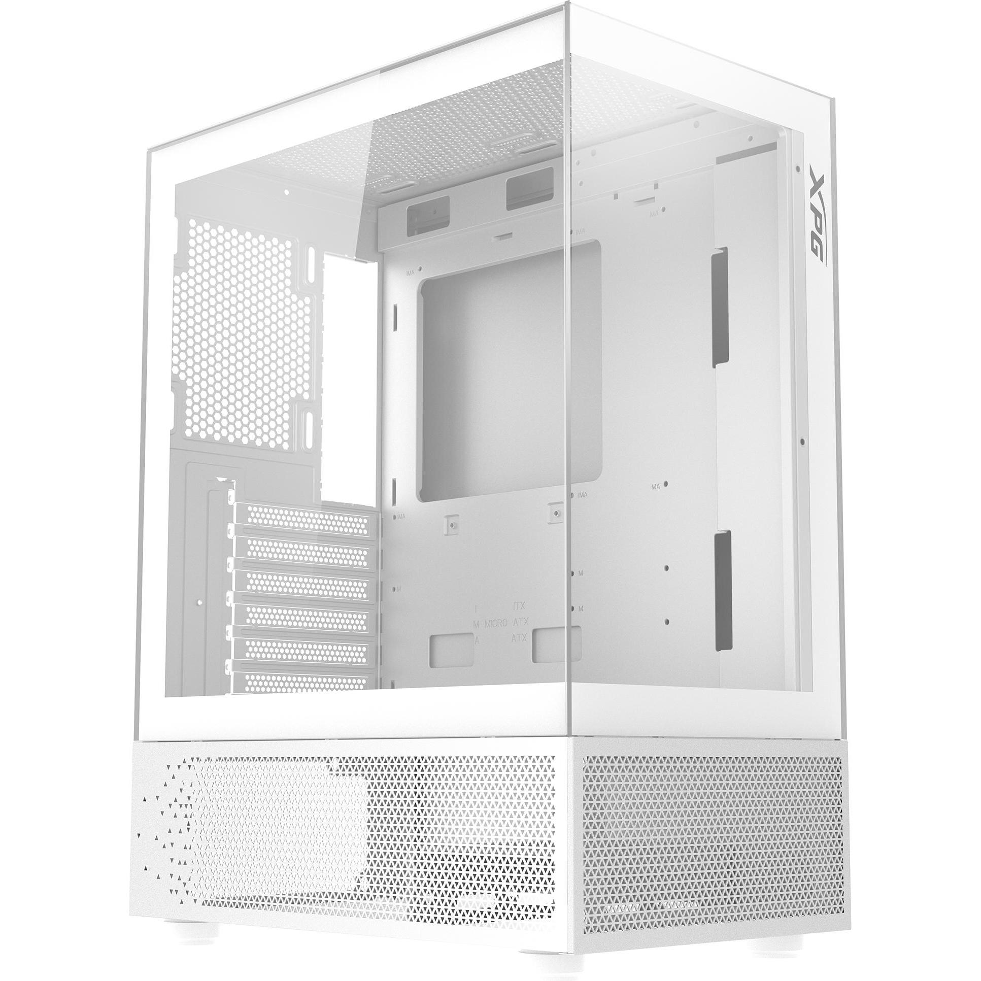 Adata Invader X Mini (ATX, Mini-ITX, mATX), PC Gehäuse, Weiss