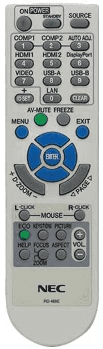 Actual product image NEC 7N901051 (Device-specific remote control, Infrared)