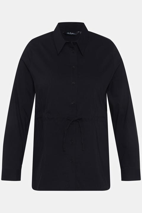 Actual product image Ulla Popken Drawstring Waist Stretch Blend Blouse (46, 48)