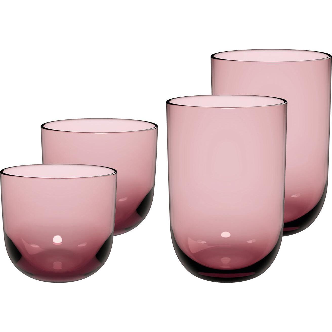 Like. by Villeroy & Boch Like Glass Trinkgläser, Trinkgläser, Pink