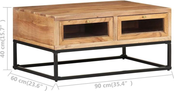 Immagine prodotto vidaXL Couchtisch (90 x 60 x 40 cm)