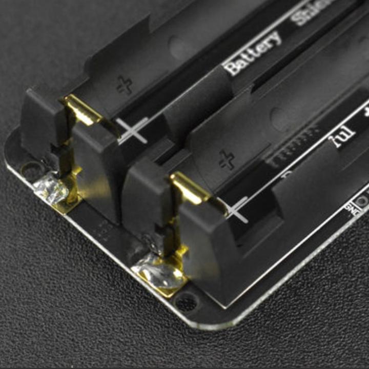 Produktbild DFRobot 2x18650 Lithium Batterie Shield 5V 2A / 3.3V