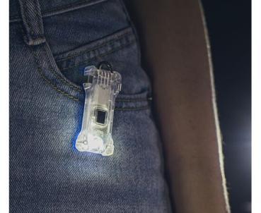 Actual product image ArmyTek Zippy Keychain Flashlight (Yellow) (5.90 cm, 200 lm)