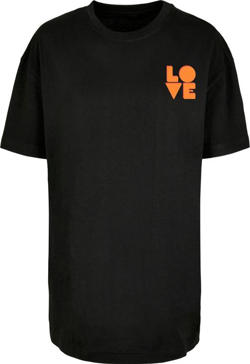 Actual product image Merchcode Ladies Hugs & Love - Love Oversized Boyfriend Tee - 174953 (XL)