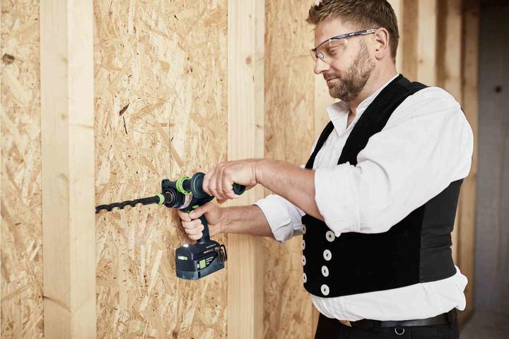 Actual product image Festool Cordless drill driver QUADRIVE TDC 18/4 I-Basic (Rechargeable battery operated)