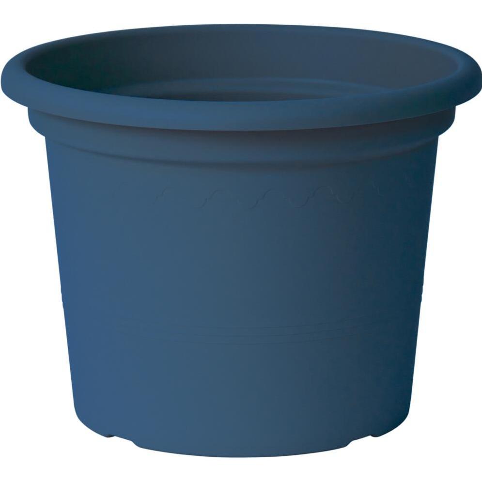 Euro3plast, Blumentopf, Pflanzkübel GEO Ø 25 cm oceano blau (25 cm)